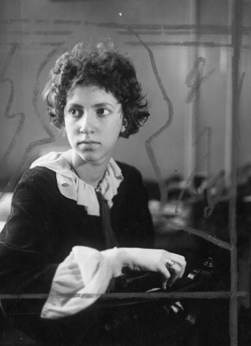 90-105, 5, "Crane, Nathalia"; "Famous as a child prodigy, Nathalia Clara Ruth Crane (1913-1998) published her first book at age ten and later became a professor of literature. This photograph was used to illustrate a news story about ""The four ages of behavior,"" declaring that Crane, "